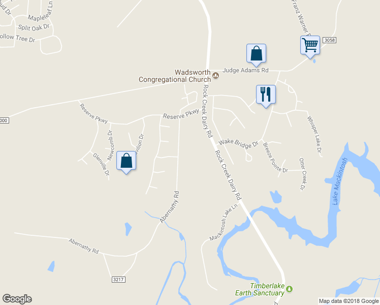 map of restaurants, bars, coffee shops, grocery stores, and more near 6314 Abernathy Road in Whitsett