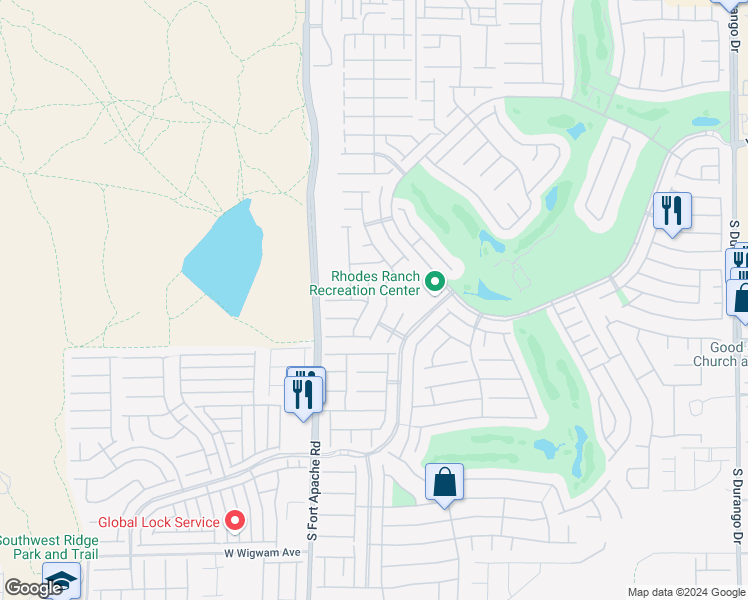 map of restaurants, bars, coffee shops, grocery stores, and more near 316 Broken Par Drive in Las Vegas
