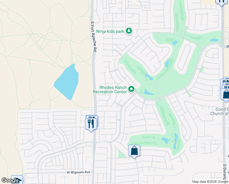 map of restaurants, bars, coffee shops, grocery stores, and more near 349 Dogleg Drive in Las Vegas