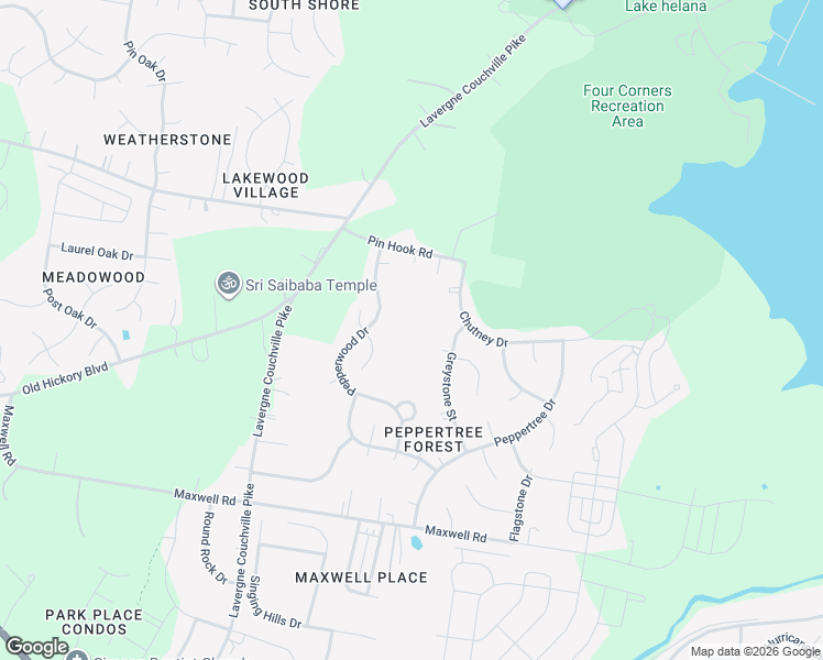 map of restaurants, bars, coffee shops, grocery stores, and more near 3941 Pepperwood Drive in Nashville