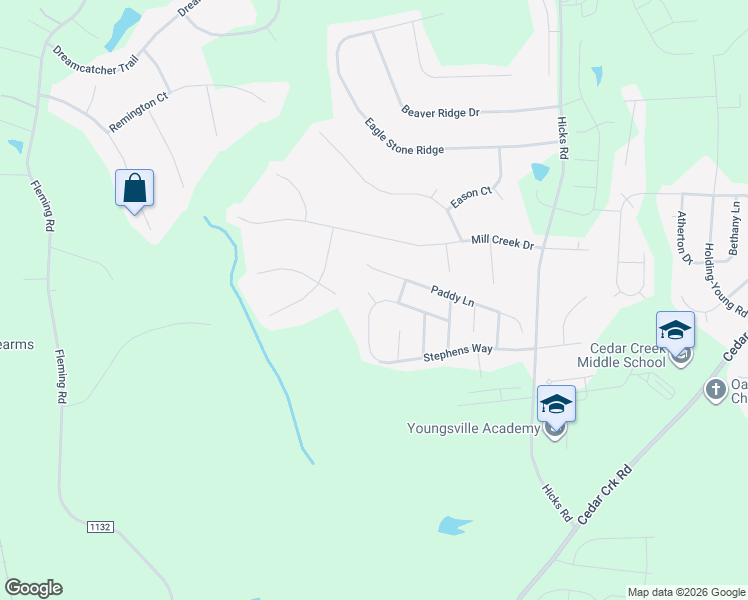 map of restaurants, bars, coffee shops, grocery stores, and more near Mohers Cliff Court in Franklin County