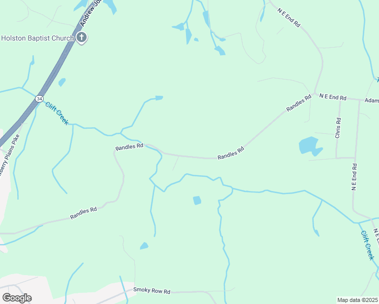 map of restaurants, bars, coffee shops, grocery stores, and more near 817 Randles Road in Strawberry Plains