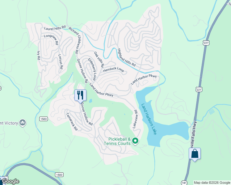 map of restaurants, bars, coffee shops, grocery stores, and more near 200 Spring Brook Road in Newland