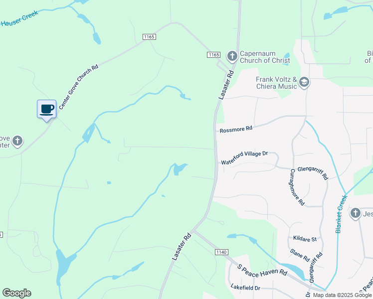 map of restaurants, bars, coffee shops, grocery stores, and more near 8174 Hawkins Road in Clemmons