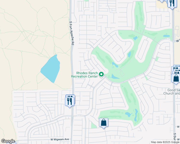 map of restaurants, bars, coffee shops, grocery stores, and more near 259 Dogleg Drive in Las Vegas