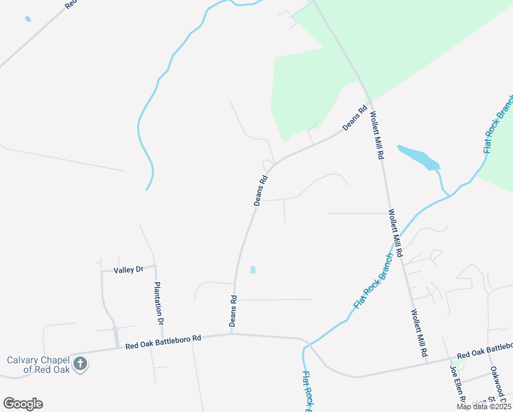 map of restaurants, bars, coffee shops, grocery stores, and more near Deans Road in Nash County