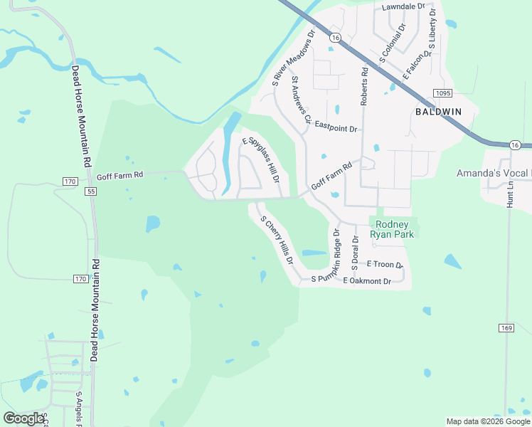 map of restaurants, bars, coffee shops, grocery stores, and more near 1818 South Cherry Hills Drive in Fayetteville