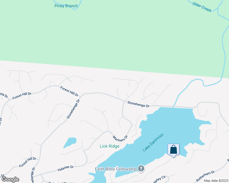 map of restaurants, bars, coffee shops, grocery stores, and more near 17 Dickens Lane in Crossville