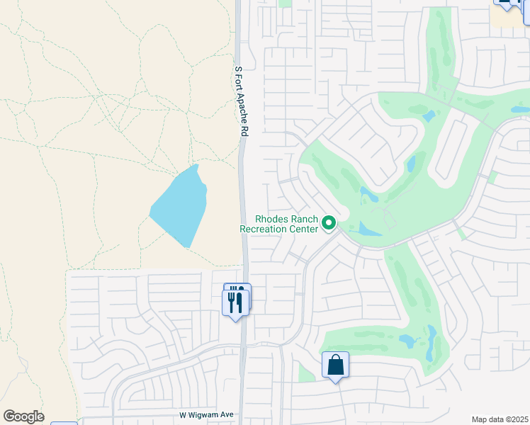 map of restaurants, bars, coffee shops, grocery stores, and more near 249 Fairway Woods Drive in Las Vegas