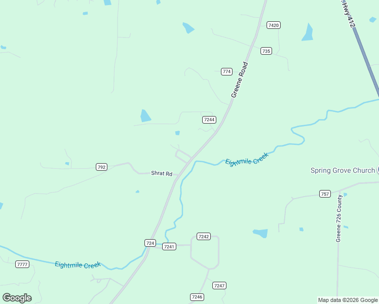 map of restaurants, bars, coffee shops, grocery stores, and more near 1816 Greene 724 County in Paragould