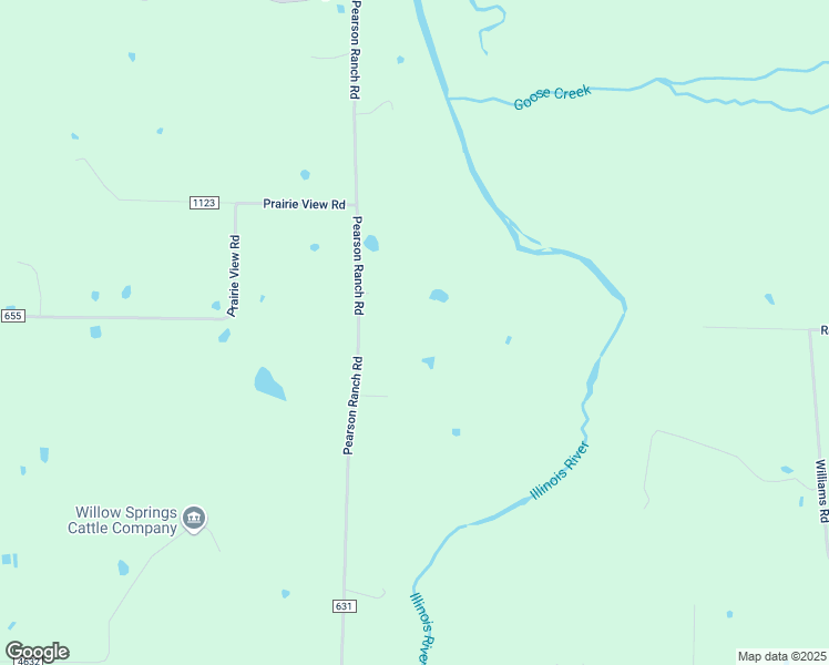 map of restaurants, bars, coffee shops, grocery stores, and more near 13102 Pearson Ranch Road in Prairie Grove