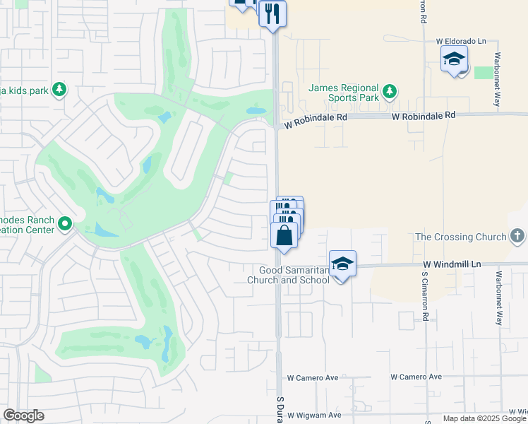map of restaurants, bars, coffee shops, grocery stores, and more near 396 Blackstone River Avenue in Las Vegas