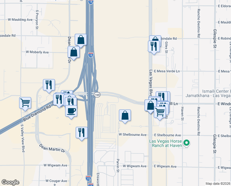 map of restaurants, bars, coffee shops, grocery stores, and more near in 