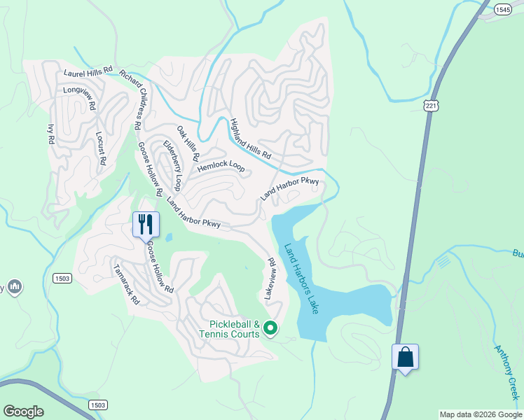 map of restaurants, bars, coffee shops, grocery stores, and more near 70 Holly Loop in Newland