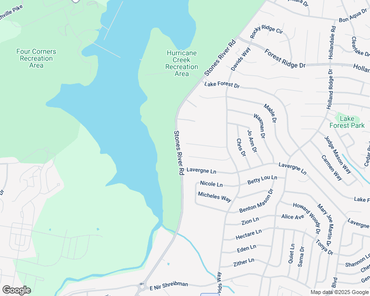 map of restaurants, bars, coffee shops, grocery stores, and more near 1825 Rory Cove in La Vergne