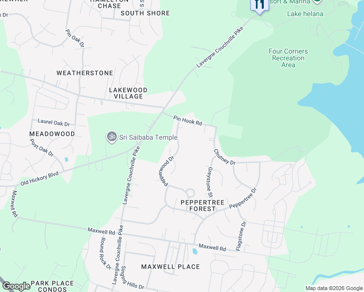 map of restaurants, bars, coffee shops, grocery stores, and more near 3941 Pepperwood Dr in Nashville