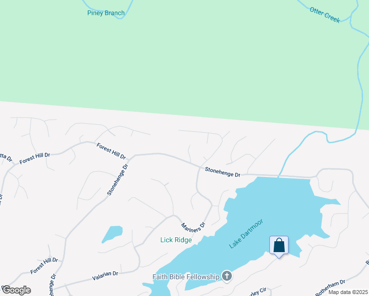 map of restaurants, bars, coffee shops, grocery stores, and more near 17 Dickens Lane in Crossville