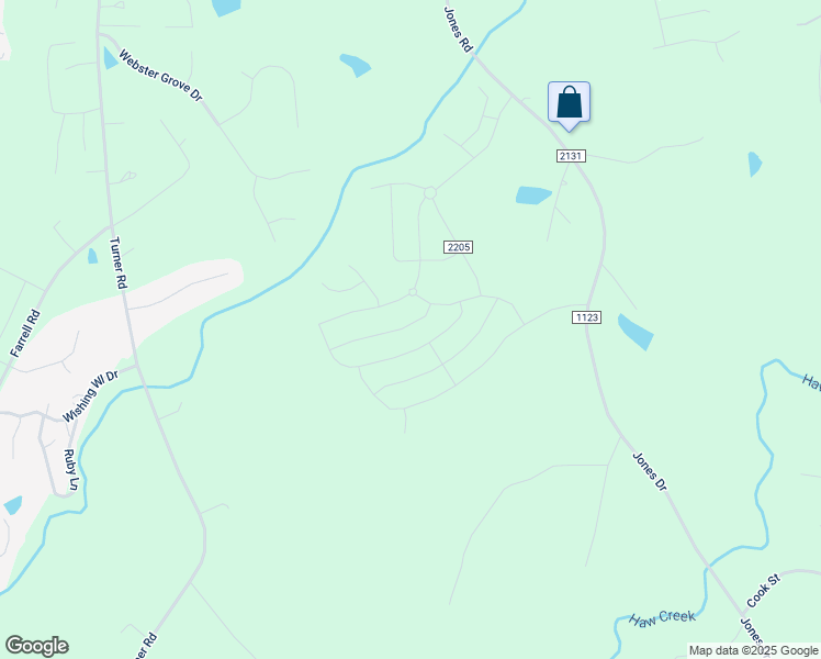 map of restaurants, bars, coffee shops, grocery stores, and more near 1509 Aberdeen Drive in Mebane