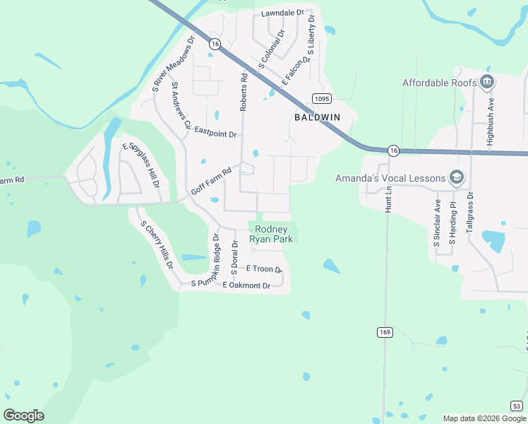 map of restaurants, bars, coffee shops, grocery stores, and more near 4309 East Black Canyon Street in Fayetteville