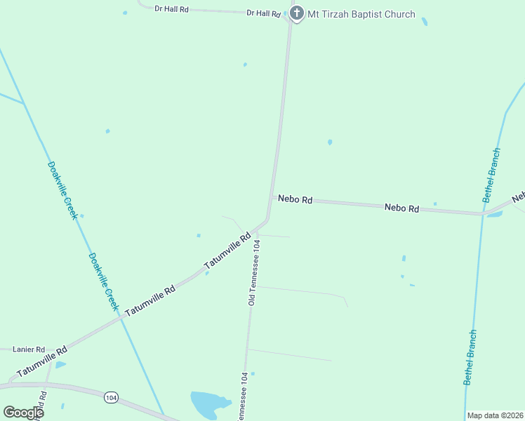 map of restaurants, bars, coffee shops, grocery stores, and more near 1089 Tatumville Rd in Newbern