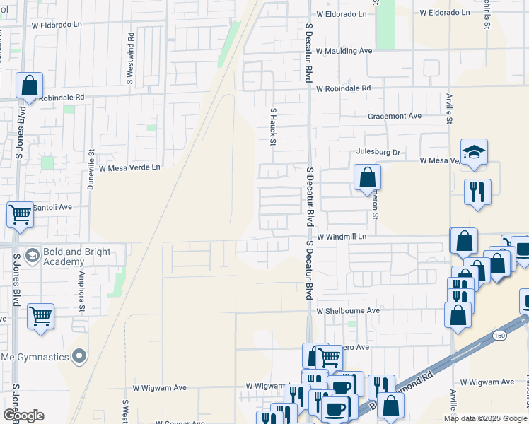 map of restaurants, bars, coffee shops, grocery stores, and more near 5090 Lime Kiln Avenue in Las Vegas
