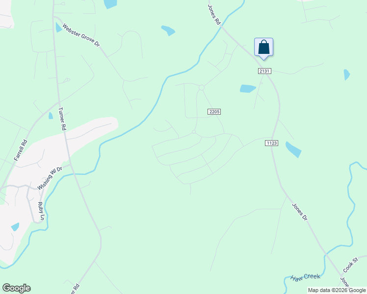 map of restaurants, bars, coffee shops, grocery stores, and more near 1536 Aberdeen Drive in Mebane
