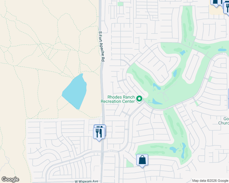 map of restaurants, bars, coffee shops, grocery stores, and more near 236 Fairway Woods Drive in Las Vegas