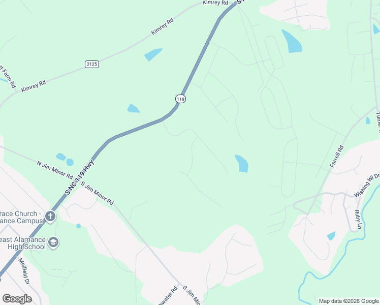 map of restaurants, bars, coffee shops, grocery stores, and more near 2525 Summersby Drive in Mebane