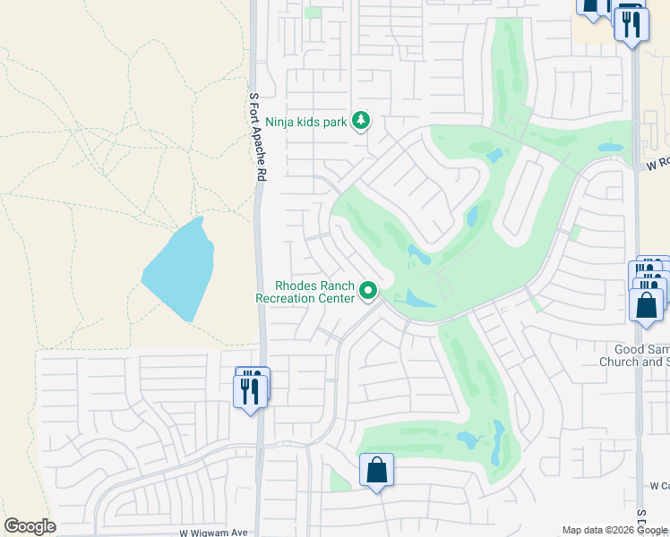 map of restaurants, bars, coffee shops, grocery stores, and more near 235 Wicked Wedge Way in Las Vegas