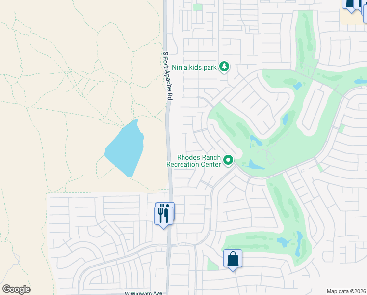 map of restaurants, bars, coffee shops, grocery stores, and more near 249 Fairway Woods Drive in Las Vegas