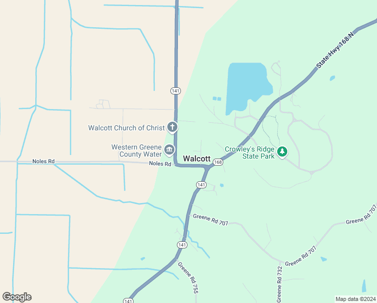 map of restaurants, bars, coffee shops, grocery stores, and more near 63 Gr 303 in Paragould