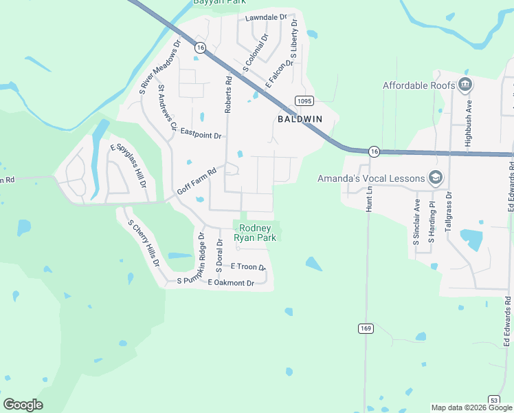 map of restaurants, bars, coffee shops, grocery stores, and more near 4309 East Black Canyon Street in Fayetteville