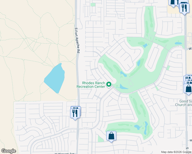 map of restaurants, bars, coffee shops, grocery stores, and more near 236 Dogleg Drive in Las Vegas