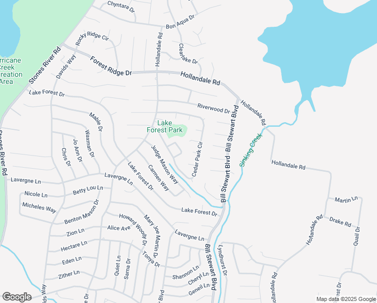 map of restaurants, bars, coffee shops, grocery stores, and more near 507 Johnny Bench Cove in La Vergne