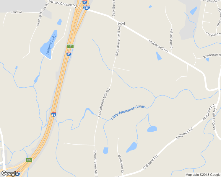 map of restaurants, bars, coffee shops, grocery stores, and more near 1703 Brookhaven Mill Road in Greensboro