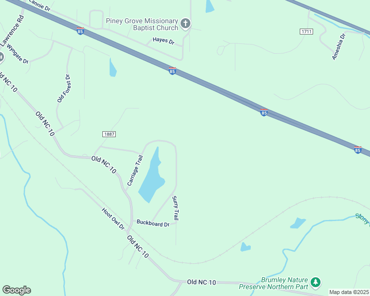 map of restaurants, bars, coffee shops, grocery stores, and more near 3212 Carriage Trail in Hillsborough