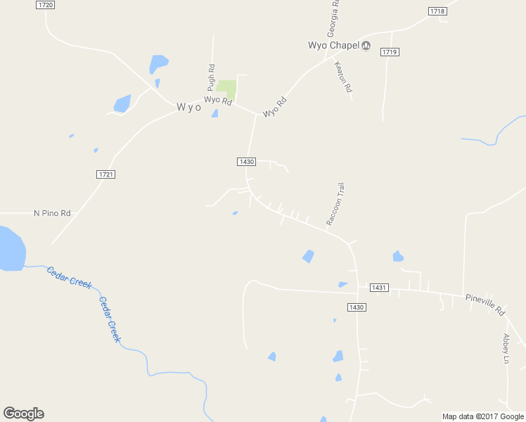 map of restaurants, bars, coffee shops, grocery stores, and more near 1027 Wyo Road in Mocksville