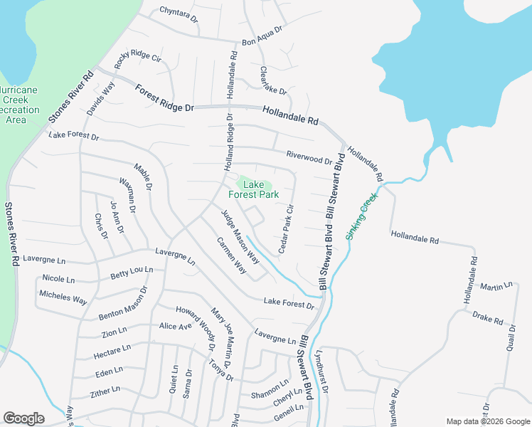 map of restaurants, bars, coffee shops, grocery stores, and more near 704 Lou Gehrig Circle in La Vergne
