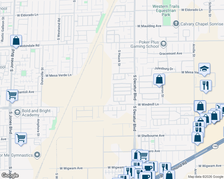 map of restaurants, bars, coffee shops, grocery stores, and more near 5087 Lime Kiln Avenue in Las Vegas