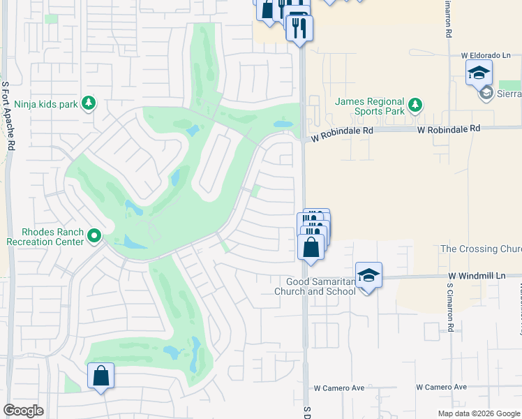map of restaurants, bars, coffee shops, grocery stores, and more near 316 Blackstone River Avenue in Las Vegas