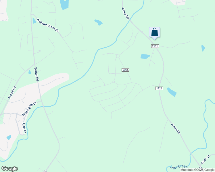 map of restaurants, bars, coffee shops, grocery stores, and more near 1357 Abington Drive in Mebane