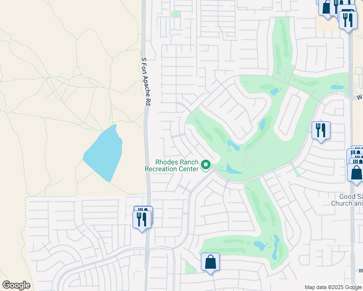 map of restaurants, bars, coffee shops, grocery stores, and more near 195 Wicked Wedge Way in Las Vegas
