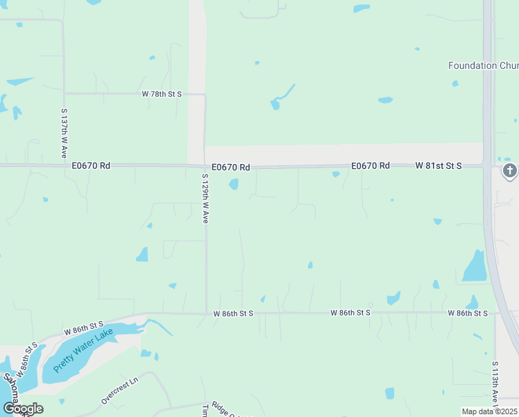 map of restaurants, bars, coffee shops, grocery stores, and more near 8233 South 126th West Avenue in Sapulpa