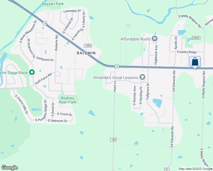 map of restaurants, bars, coffee shops, grocery stores, and more near 1593 Steeple Chase Drive in Fayetteville