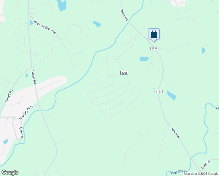 map of restaurants, bars, coffee shops, grocery stores, and more near 1353 Abington Drive in Mebane