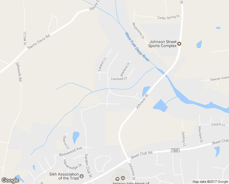 map of restaurants, bars, coffee shops, grocery stores, and more near 1535 Pondhaven Drive in High Point