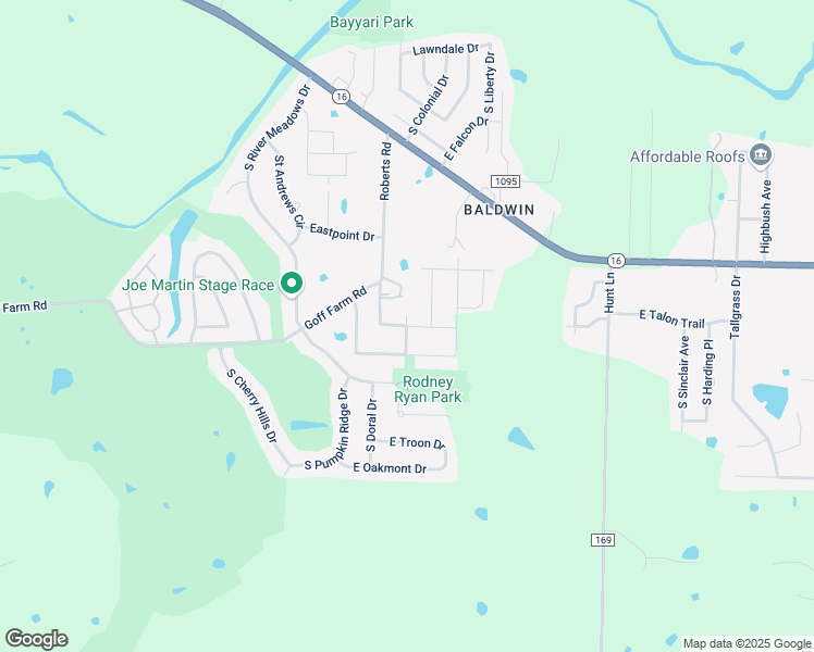 map of restaurants, bars, coffee shops, grocery stores, and more near 1746 South Summer Rose Avenue in Fayetteville