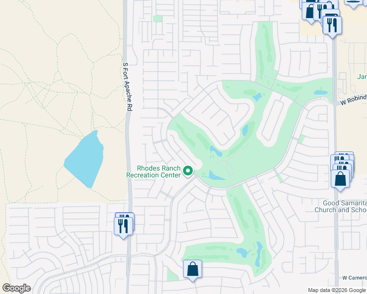 map of restaurants, bars, coffee shops, grocery stores, and more near in Las Vegas