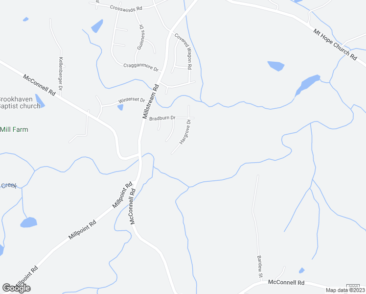 map of restaurants, bars, coffee shops, grocery stores, and more near 1721 Hargrove Drive in McLeansville