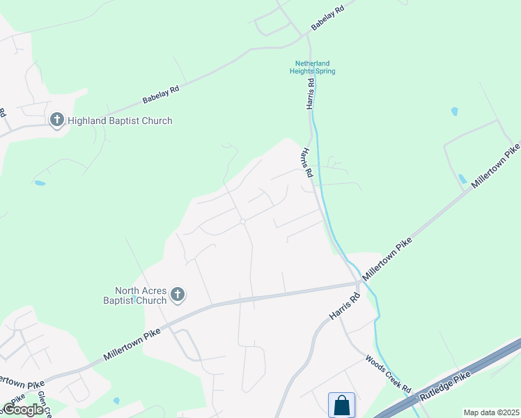 map of restaurants, bars, coffee shops, grocery stores, and more near 6223 East McMillan Creek Drive in Knoxville